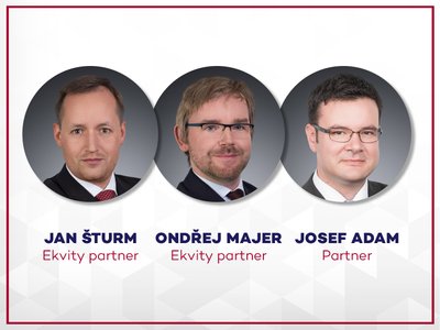 Společníky HAVEL & PARTNERS se stávají Ondřej Majer a Jan Šturm, novým partnerem je Josef Adam