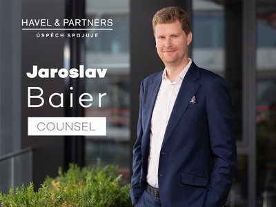 Jaroslav Baier z pozice counsela posiluje private equity a venture kapitálový tým HAVEL & PARTNERS