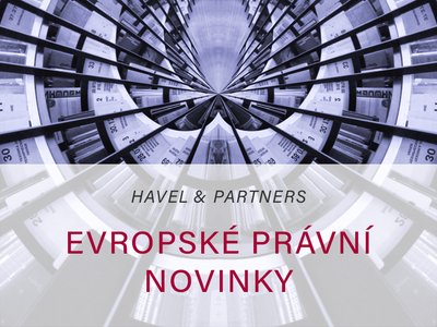 Evropské právní novinky I/2019