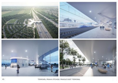HAVEL & PARTNERS zajišťovala organizaci architektonické soutěže pro výběr podoby nového terminálu vysokorychlostní železniční tratě