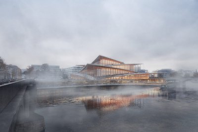 HAVEL & PARTNERS organizovala architektonickou soutěž pro výběr návrhu budovy Vltavské filharmonie v Praze