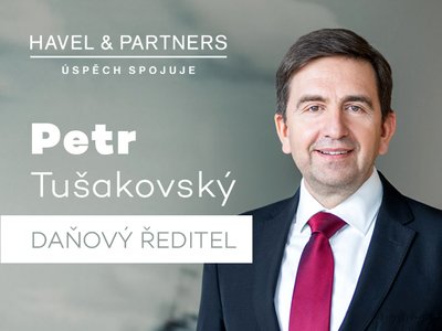 Petr Tušakovský na pozici daňového ředitele rozšiřuje daňový tým HAVEL & PARTNERS