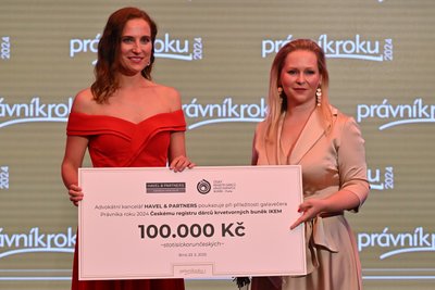 HAVEL & PARTNERS podpořila částkou 200 tisíc korun organizace Loono a Český registr dárců krvetvorných buněk